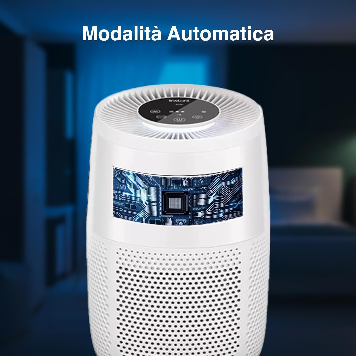 Avilia - Purificatore d’Aria 3 in 1 con Filtro HEPA e Ioni Plasma per Assorbi Odori per Ambienti, Contro Polline e Allergeni, Neutralizza Fumo, Muffa e Odori in Cucina, Modalità Notte Silenziosa