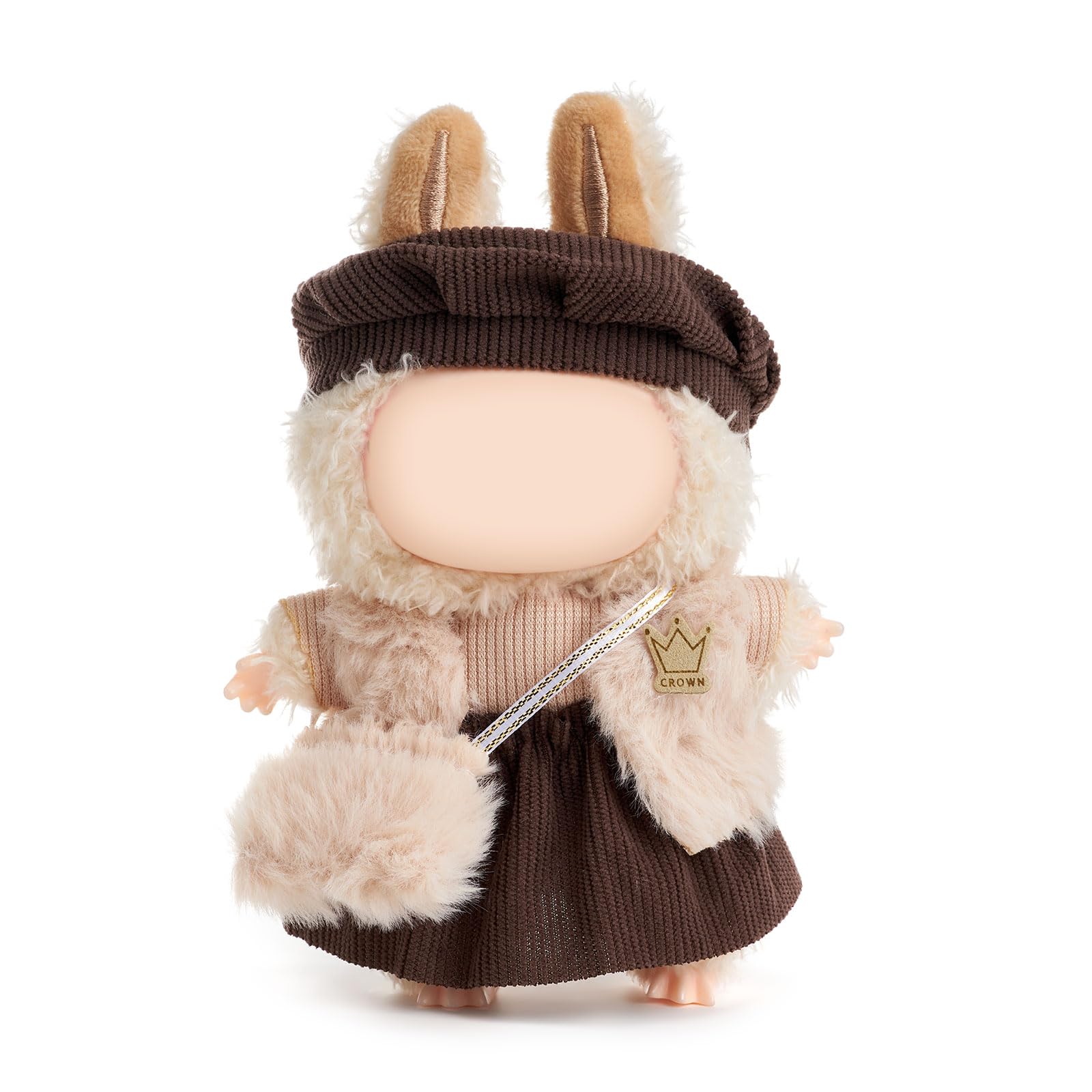 Clothes for Doll(NO Doll Included),17/15cm Doll Clothes Set for Doll Outfit,Accessories for Dolls,Sweet Girl