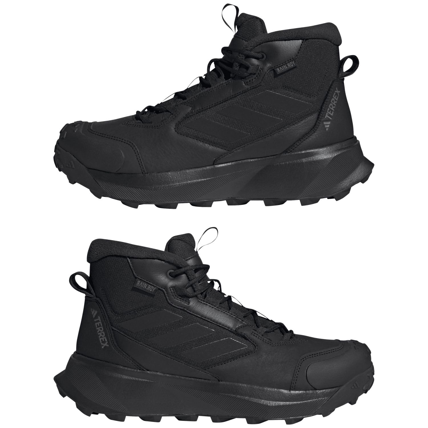 adidas Terrex Zimowe skórzane buty Mid Cut Rain.Rdy Cold.Rdy Hiking Boots EU 44 2/3