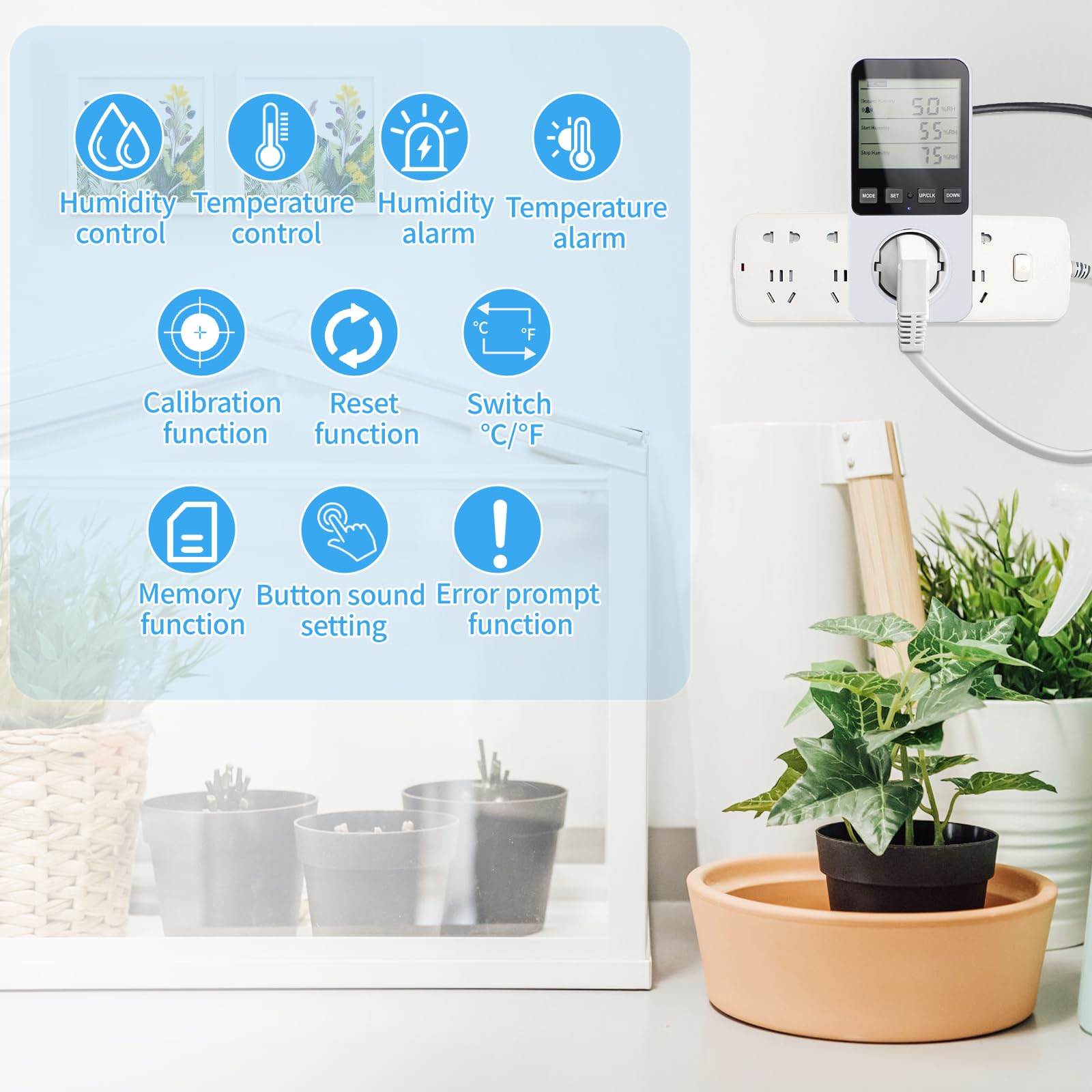 Mfr012 Régulateur D'Humidité, Contrôleur D'Humidité Mécanique, Hygrostat Pour Déshumidificateur