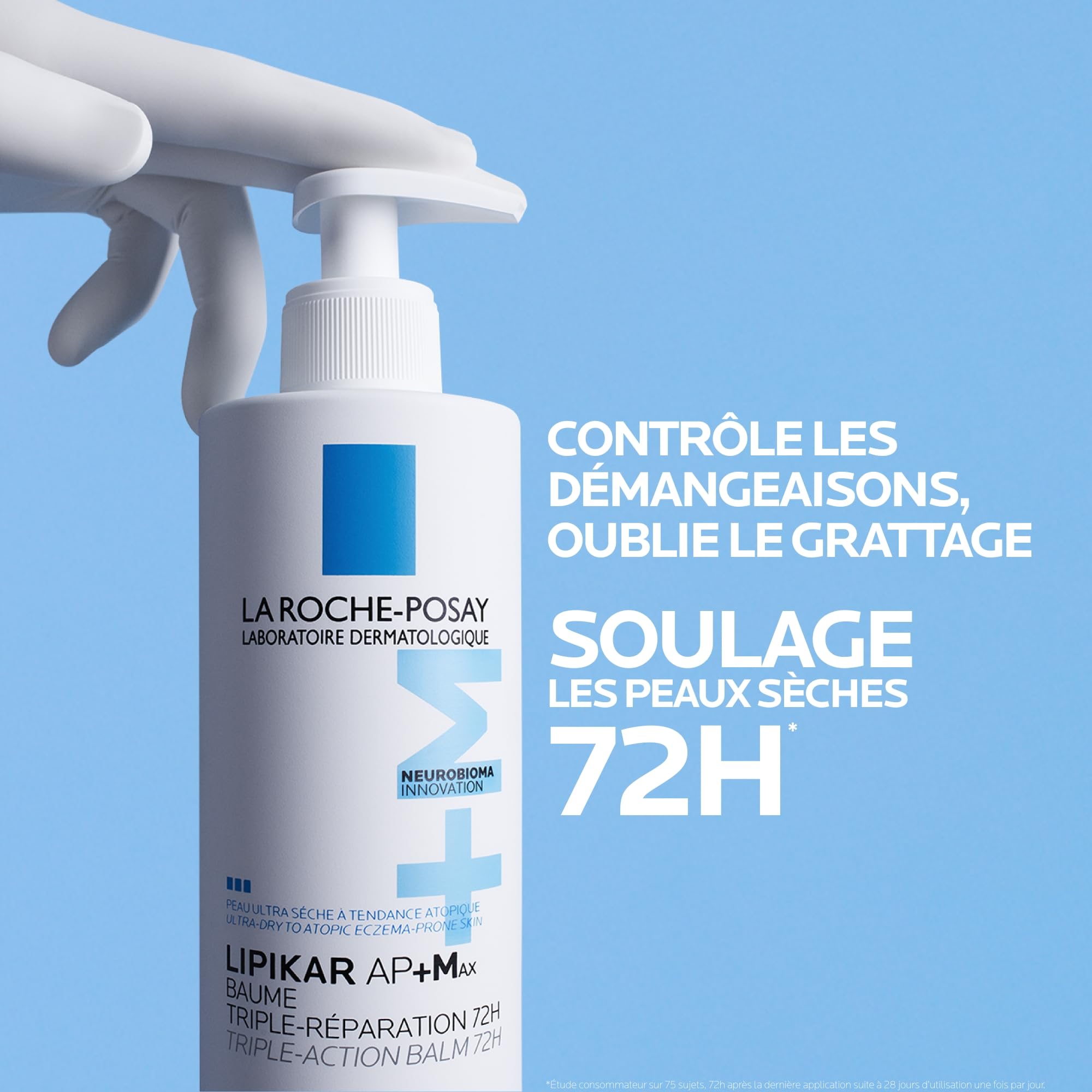 La Roche-Posay | Routine Lipikar | Huile lavante AP+ & Baume AP+M | Répare, apaise et hydrate | Convient aux peaux sèches, très sèches & atopiques | Dès la naissance | 400 ml x 2