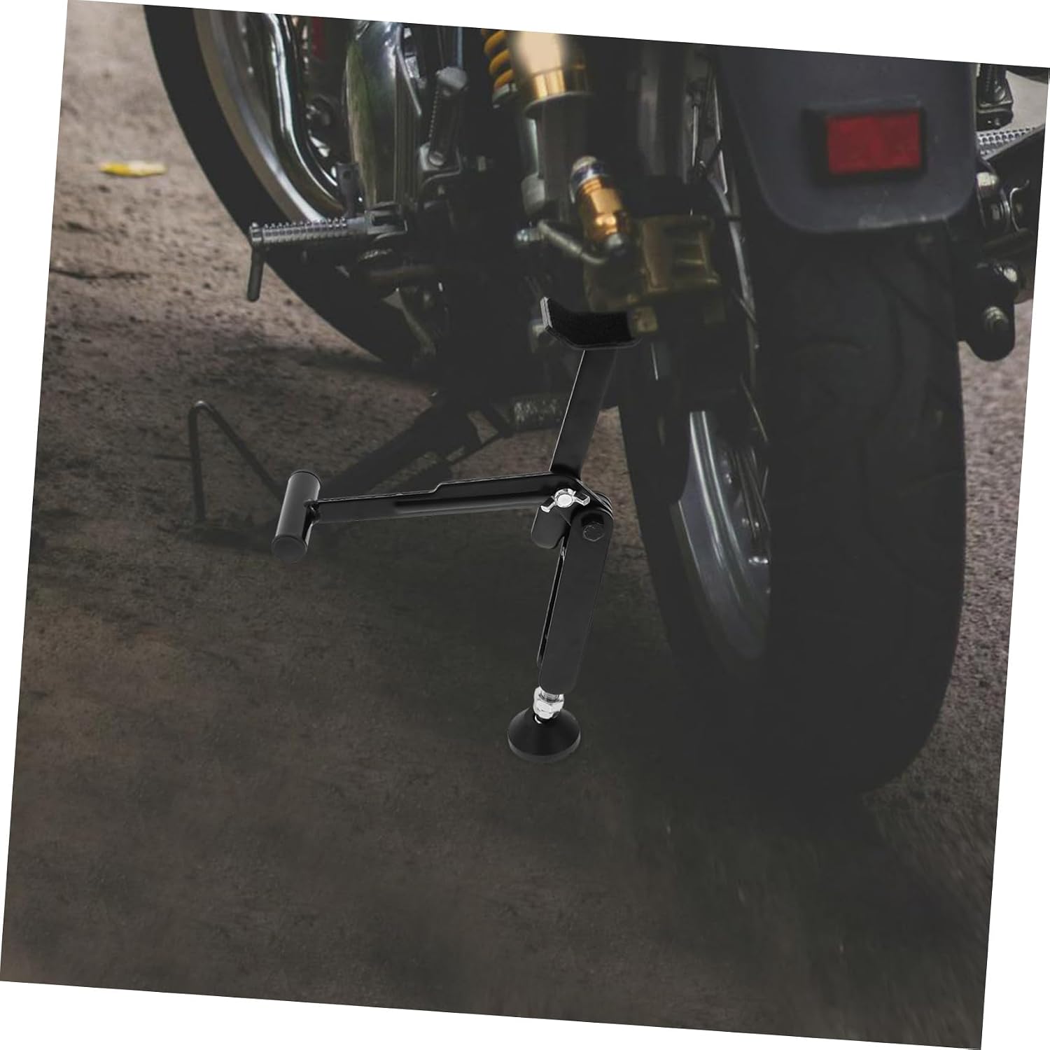 Motorcycle Jack Lift Wheel Cleaning Stand Kickstand Lift Easy to Assemble Construction for Maintenance