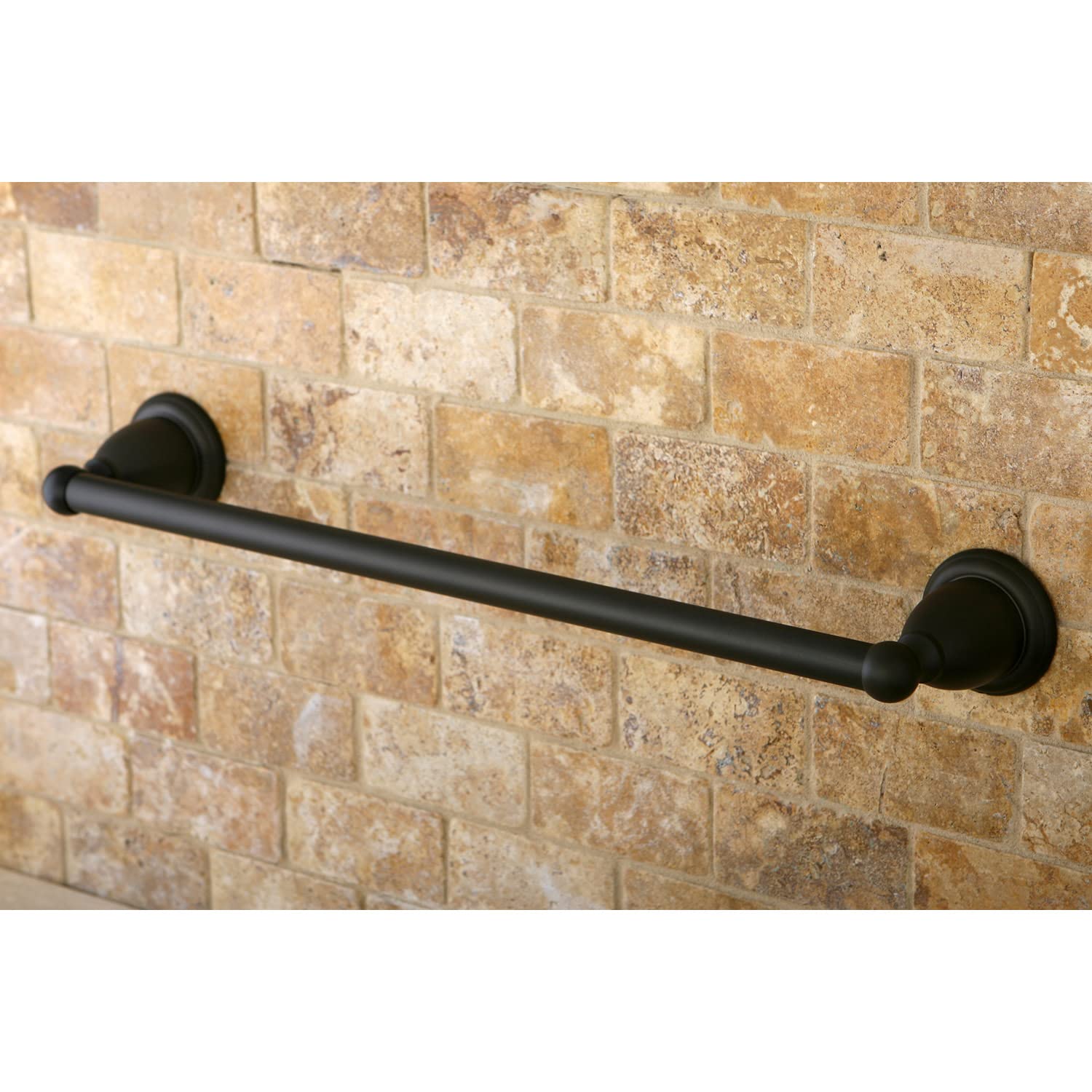 Kingston Brass Heritage 18-Inch Towel Bar - Polished Brass Bathroom Accessory