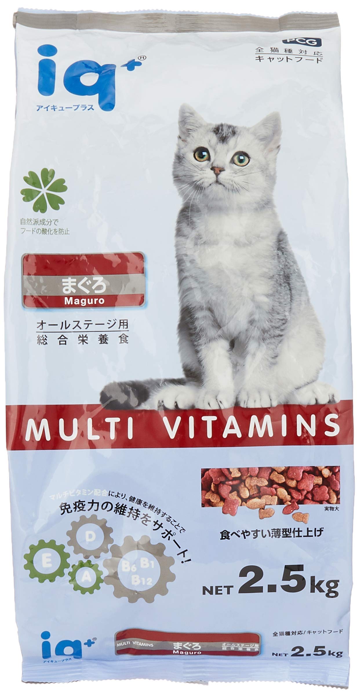 Amazon | iq(アイキュー) +猫ドライまぐろ 2.5kg | iq