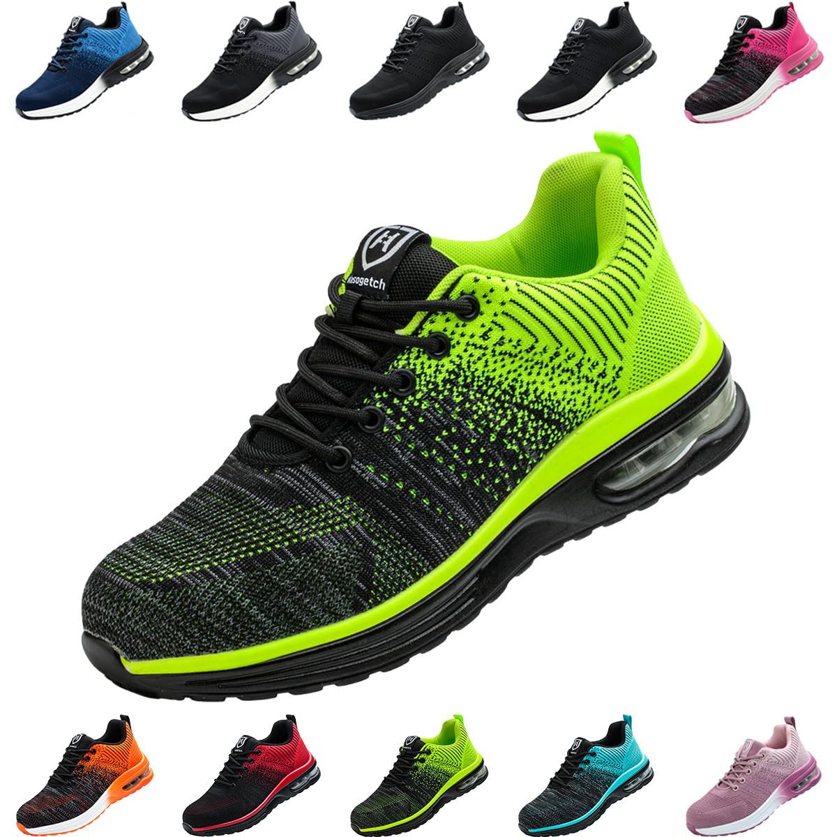 Scarpe Antinfortunistiche Uomo Donna Scarpe da Lavoroleggere Alte Comode Scarpe Sicurezza