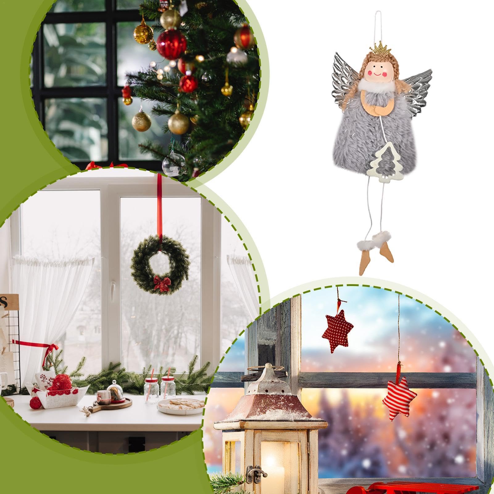 Amazon.co.jp: Mdikawe クリスマス エンジェル ガール オーナメント