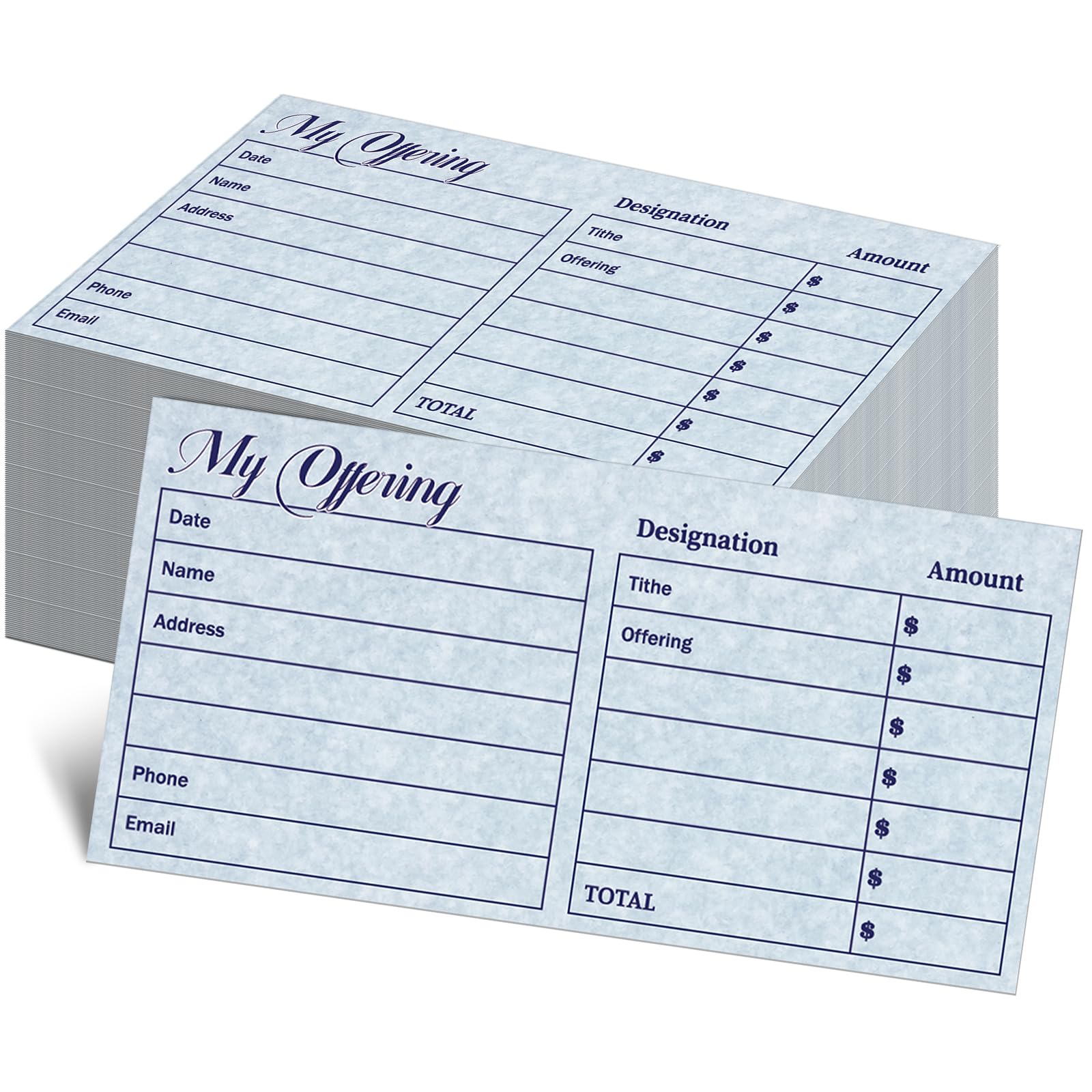 Woanger 500 Count Tithes and Offering Envelopes for Donation Envelope Bill Size Checks and Cash for Tithes and Offering(Vintage)