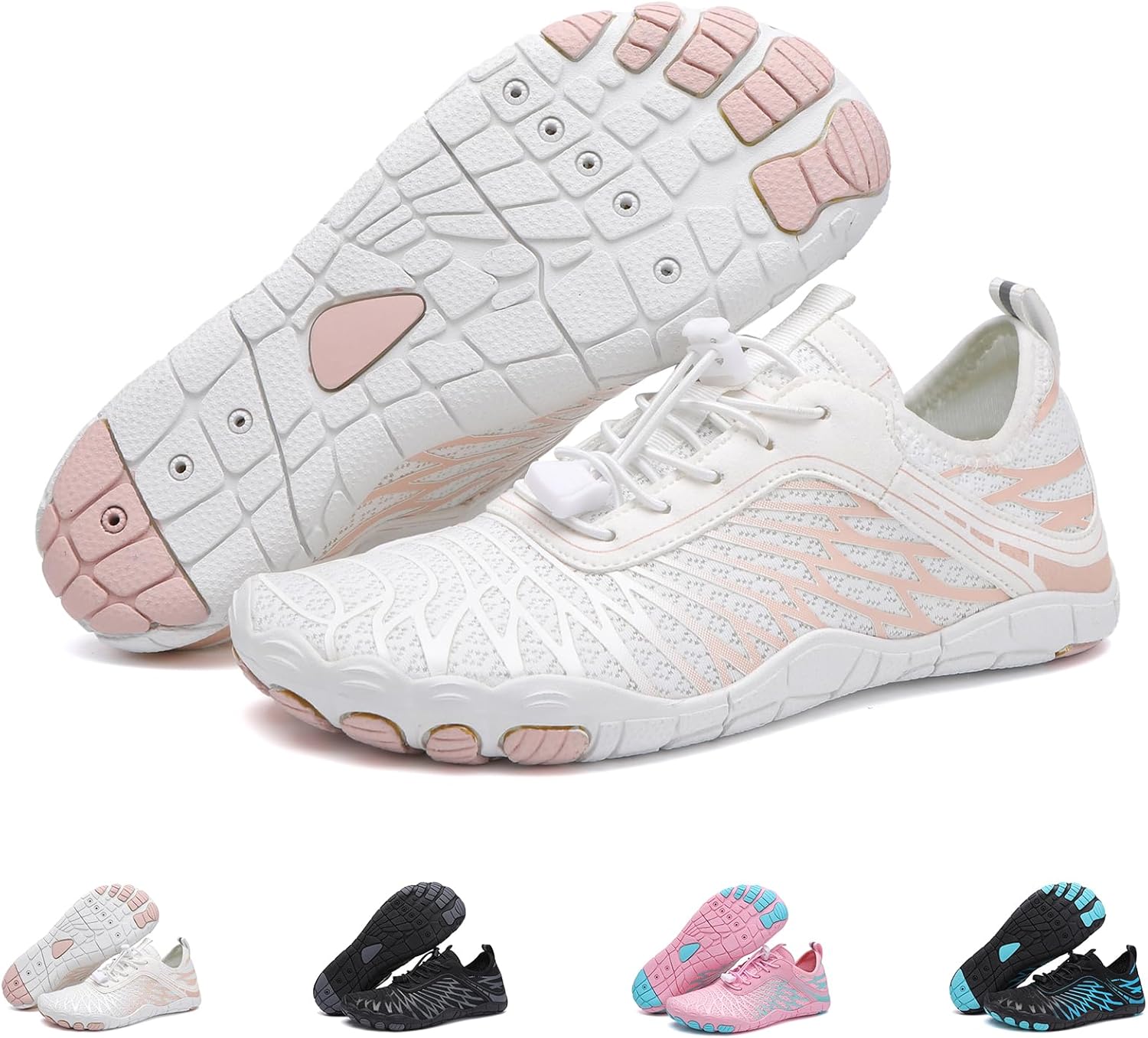 Hiking Barefoot Shoes for Womens Mens, 2026 New Comfortable Healthy&Non-Slip Barefoot Vitality Shoes Women's Minimalist Athletic Footwear, Wide Toe Box Water Shoe for Women Men,Hiking Walking Daily Wear