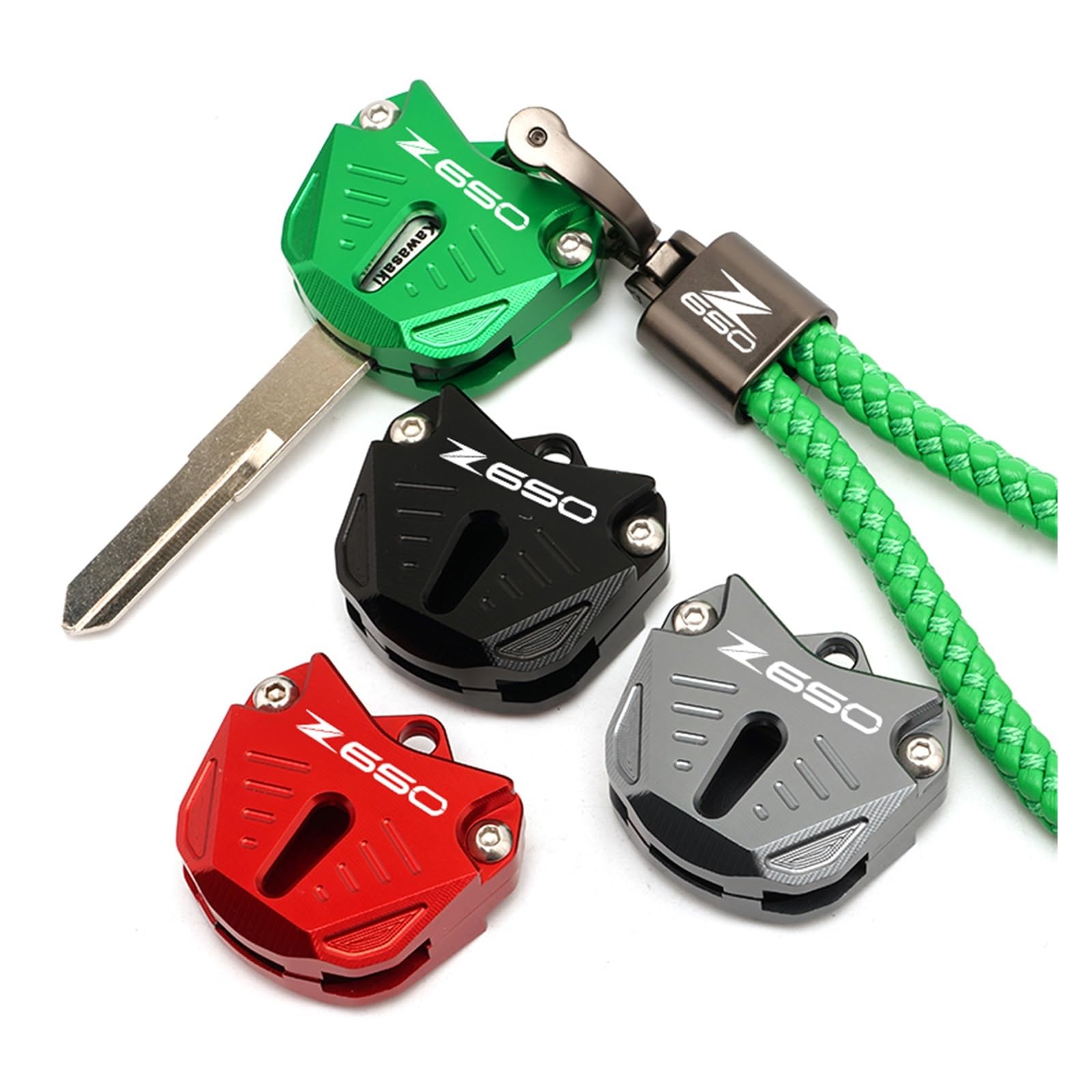 ちかぶー 2023 Para Kawasaki Z650 Z 650 Abs Motocicleta Cnc Caso Capa Chave