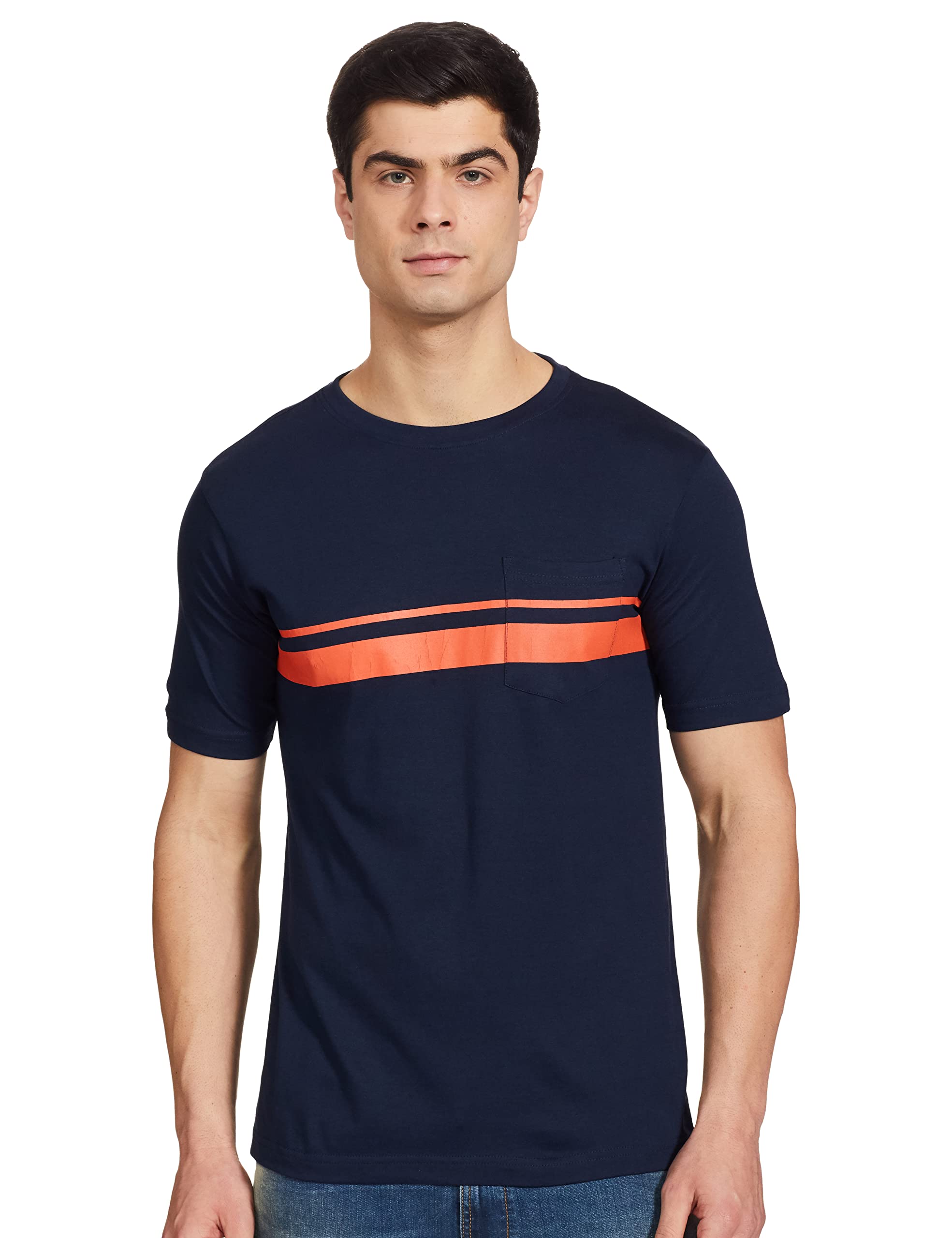 Amazon Brand - Symbol Men's Color Block Regular T-Shirt (SYM-T-CD1-D4)