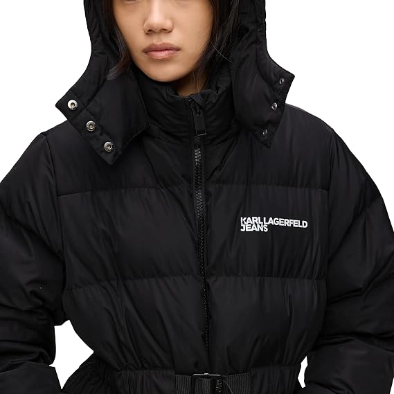 KARL LAGERFELD JEANS Women's Belted Puffer Jacket