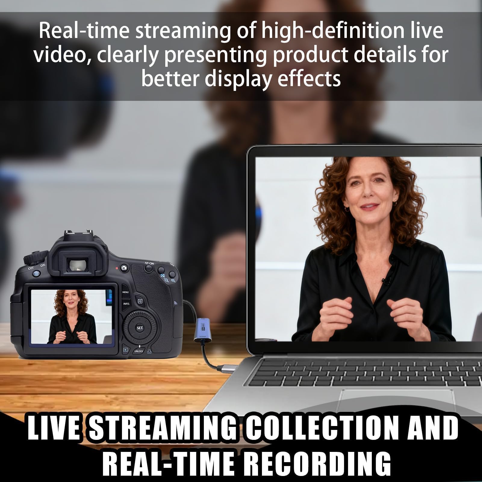 Carte de Capture vidéo 4K HDMI vers USB C 3.0 Capture Vidéo 1080P 60FPS Carte d'acquisition vidéo pour Streaming & Enregistrement la vidéoconférence ou la Diffusion en Direct - 4