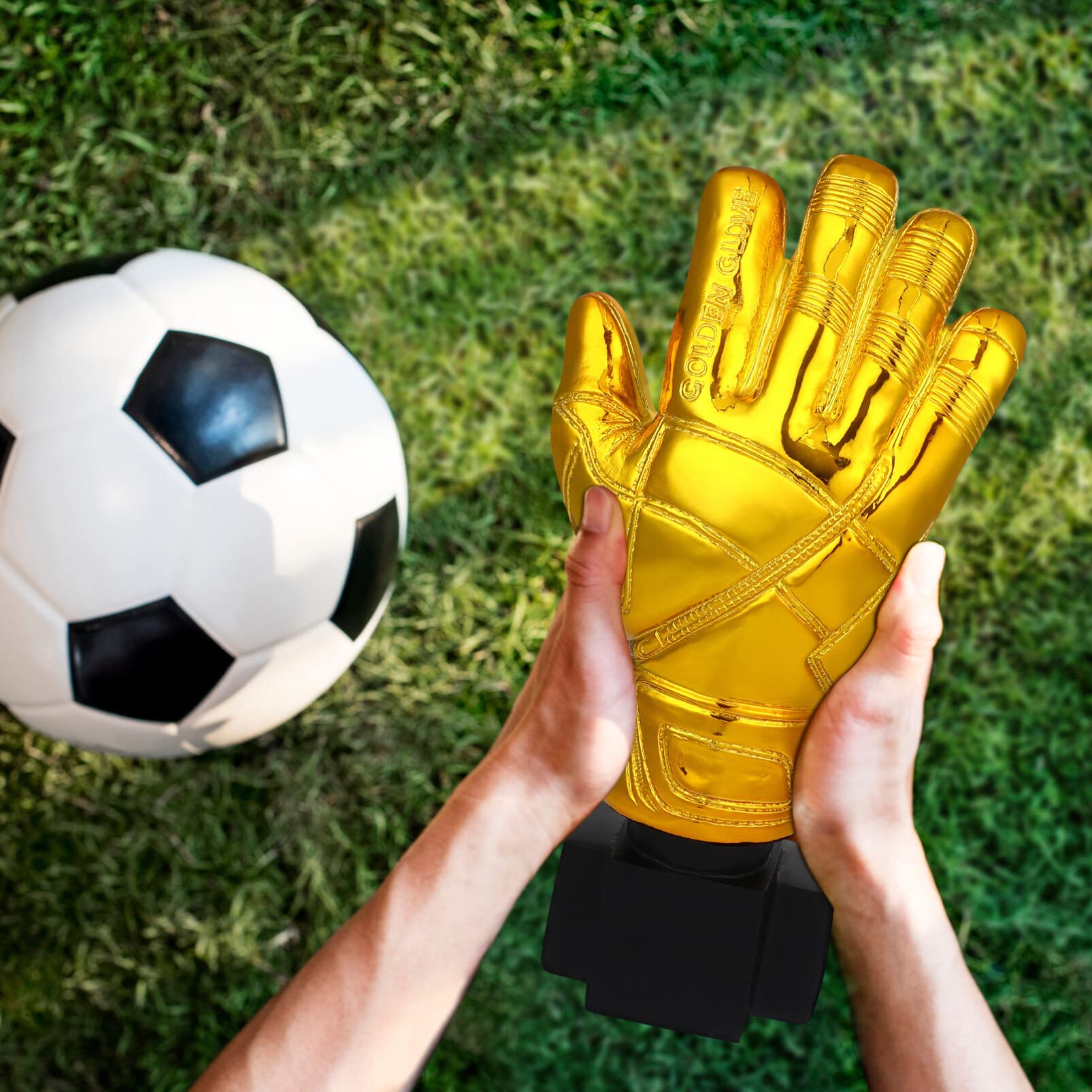 BESPORTBLE Premi e Trofei Confezione Sfusa Trofeo MVP Trofeo di Calcio Pallone Decorazioni in Oro Trofeo del Partito alla Rinfusa Coppa Giocattolo per Portiere Bambino Trofeo