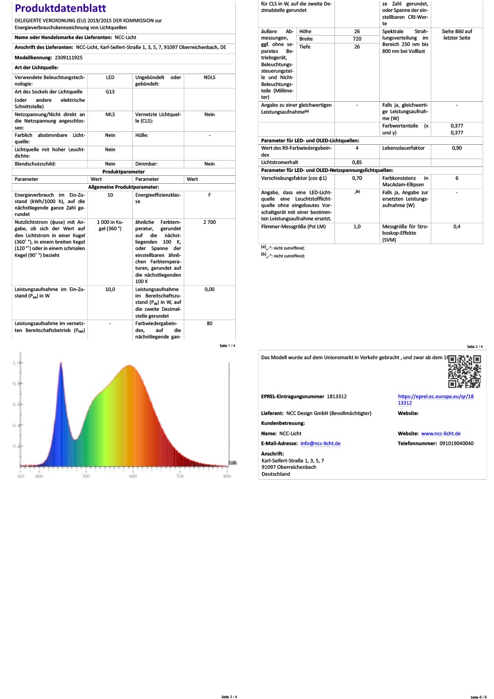 Osram LED-Röhre 15W T8 - Warmweiß, 120cm | Energieeffiziente Beleuchtung Für Werkstatt & Garage