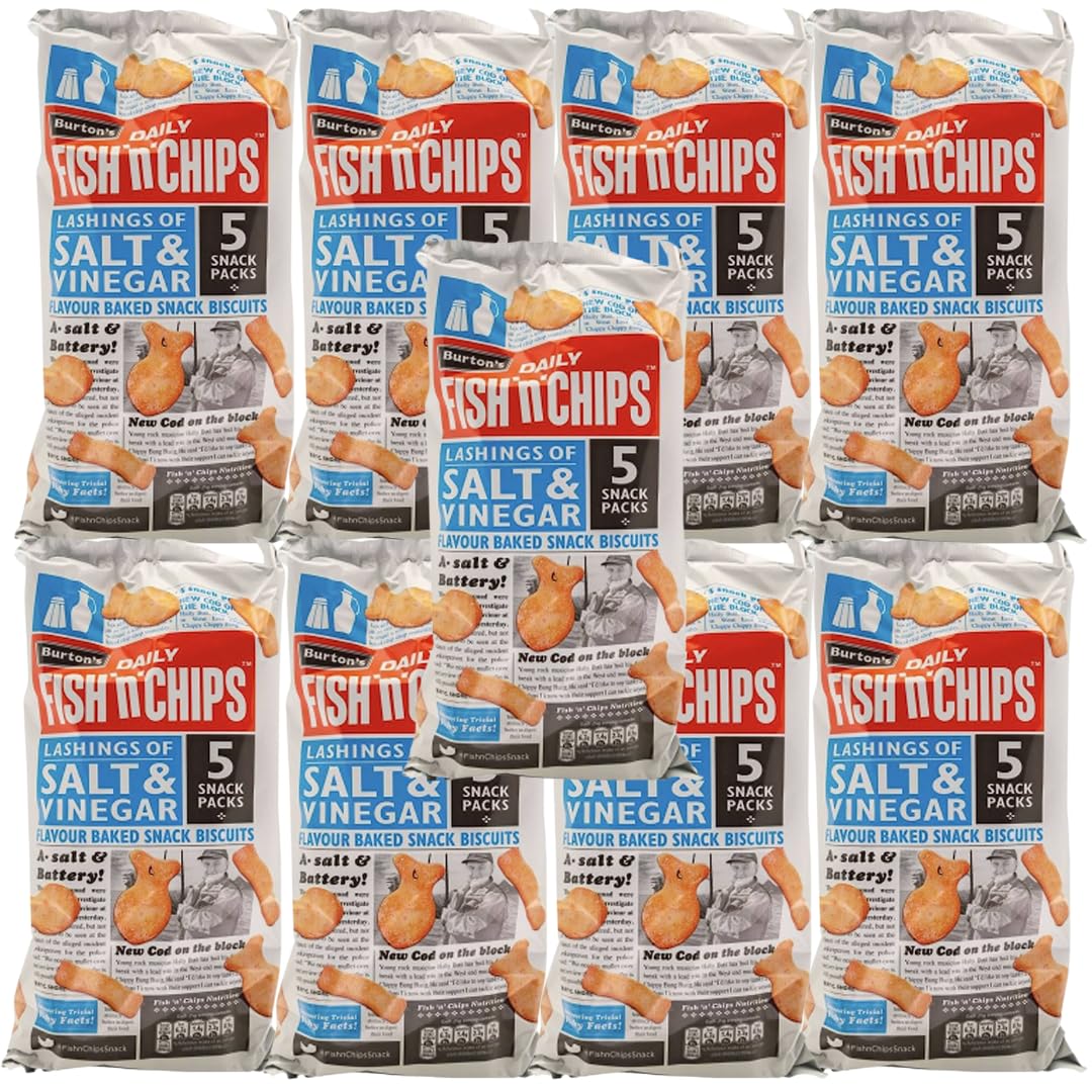Snack Pack Bundle with Burtons Daily Fish n Chips Salt & Vinegar