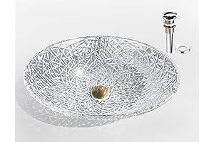 Edelweiss Series Clear Vessel Sink: Illuminating Your Bathroom with Crystal Brilliance