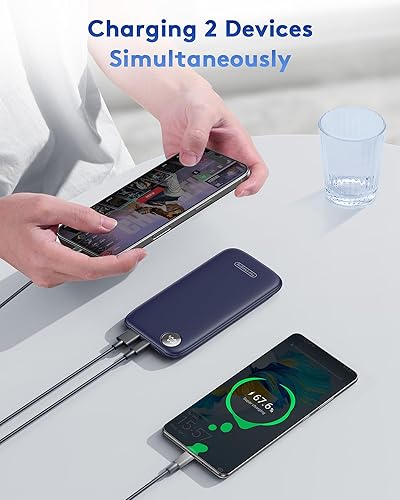 Miniatura 4 de Powerbank - Cargador portátil de carga rápida de 12 V4.5 A, cargador portátil ultra delgado USB C 10000 mAh, cargador de batería de viaje para