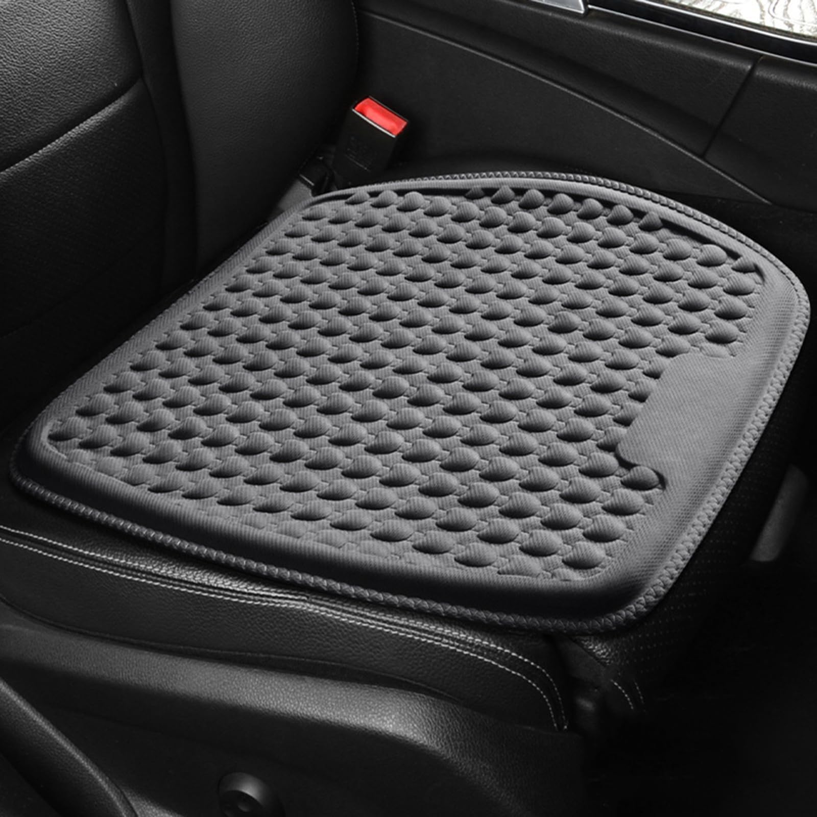 HHCVN Car Seat Cushion For Skoda Kamiq Monte Carlo (ab 2023) 2024 2025 2026, Comfortable Non Slip Breathable Honeycomb Gel Seat Car Accessories,B Sky Gray