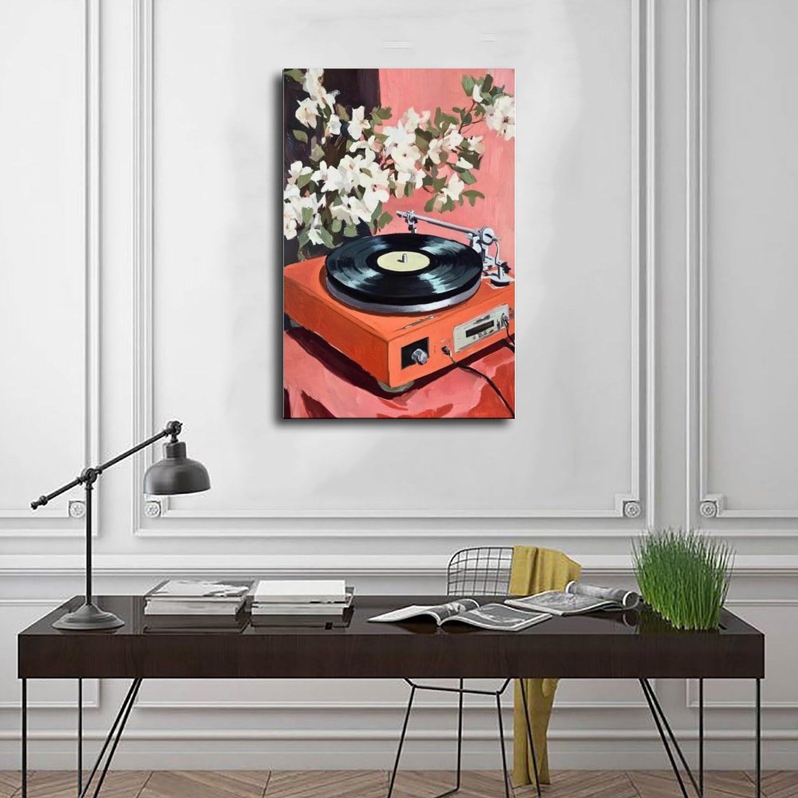NFFBGFD Poster musicale su tela, decorazione per camera da letto, paesaggio decorativo, idea regalo, 40 x 60 cm