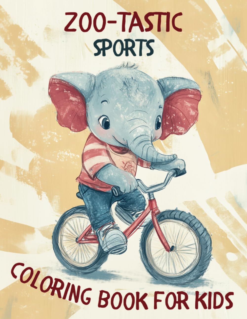 Zoo-Tastic Sports: Fun Coloring Book for Kids with Cute Animals Doing Sports