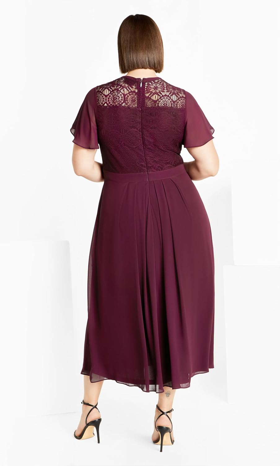 City Chic Plus Size Dress, Lace Niki Dress - Image 3