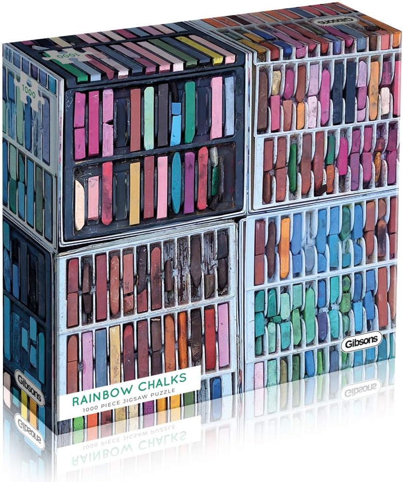 Gibsons Rainbow Chalks Jigsaw Puzzle (1000 Pieces)