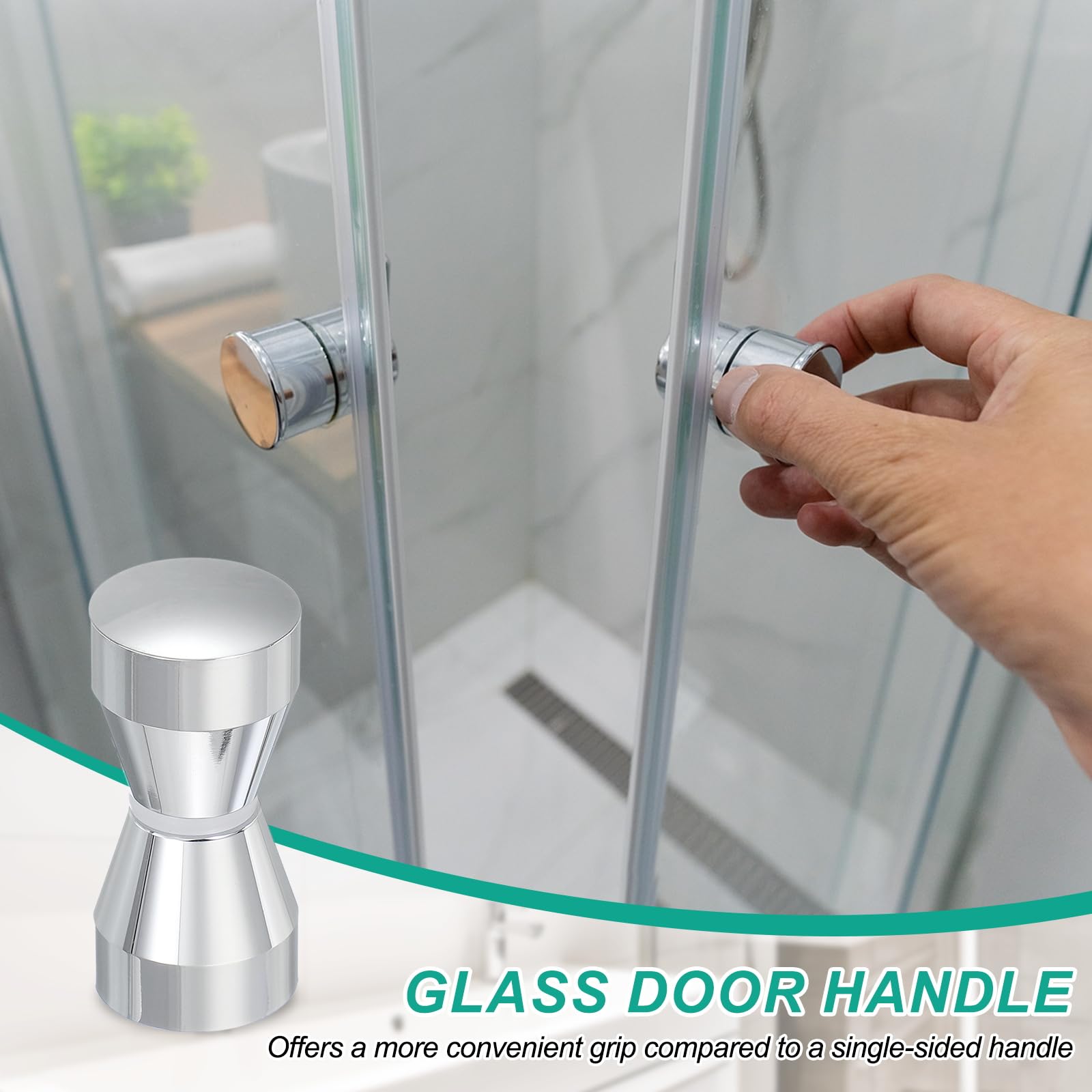 PATIKIL Glass Shower Door Handle - Image 4