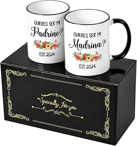 Miniatura 8 de YHRJWN Regalo de propuesta de padrinos, regalo de propuesta Padrinos Madrina, regalo de propuesta Quieres Ser Mi Madrina Padrinos Est 2024, regalos