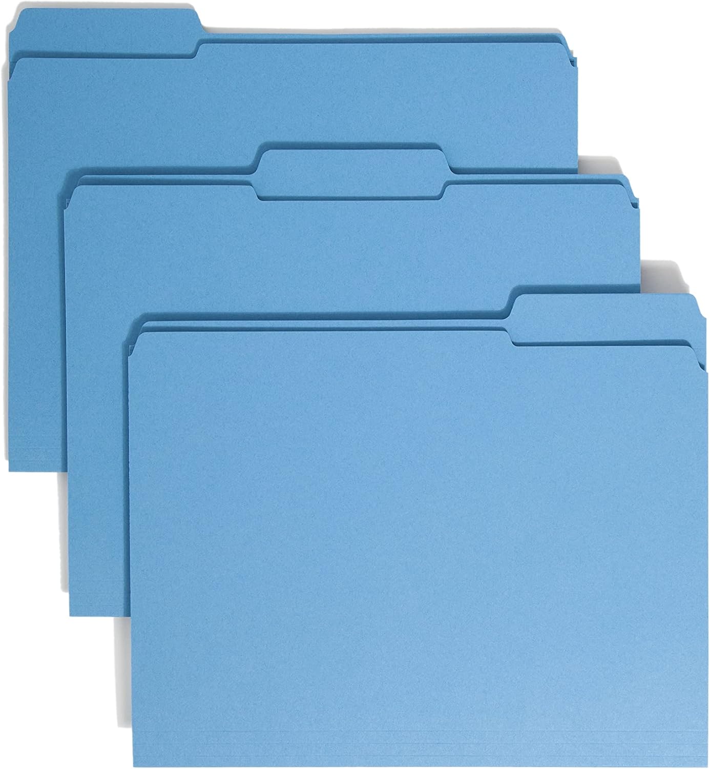 Smead File Folder, Reinforced 1/3-Cut Tab, Letter Size, Gray, 100 per Box (12334)