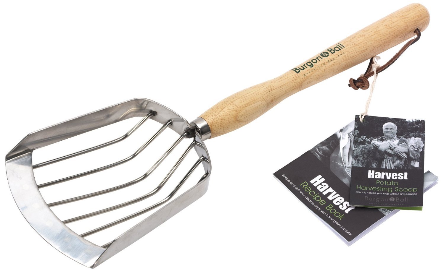Burgon & Ball GTH/POTSCOOPRHS RHS Kartoffelernte-Schaufel mit mittelgroßem Griff