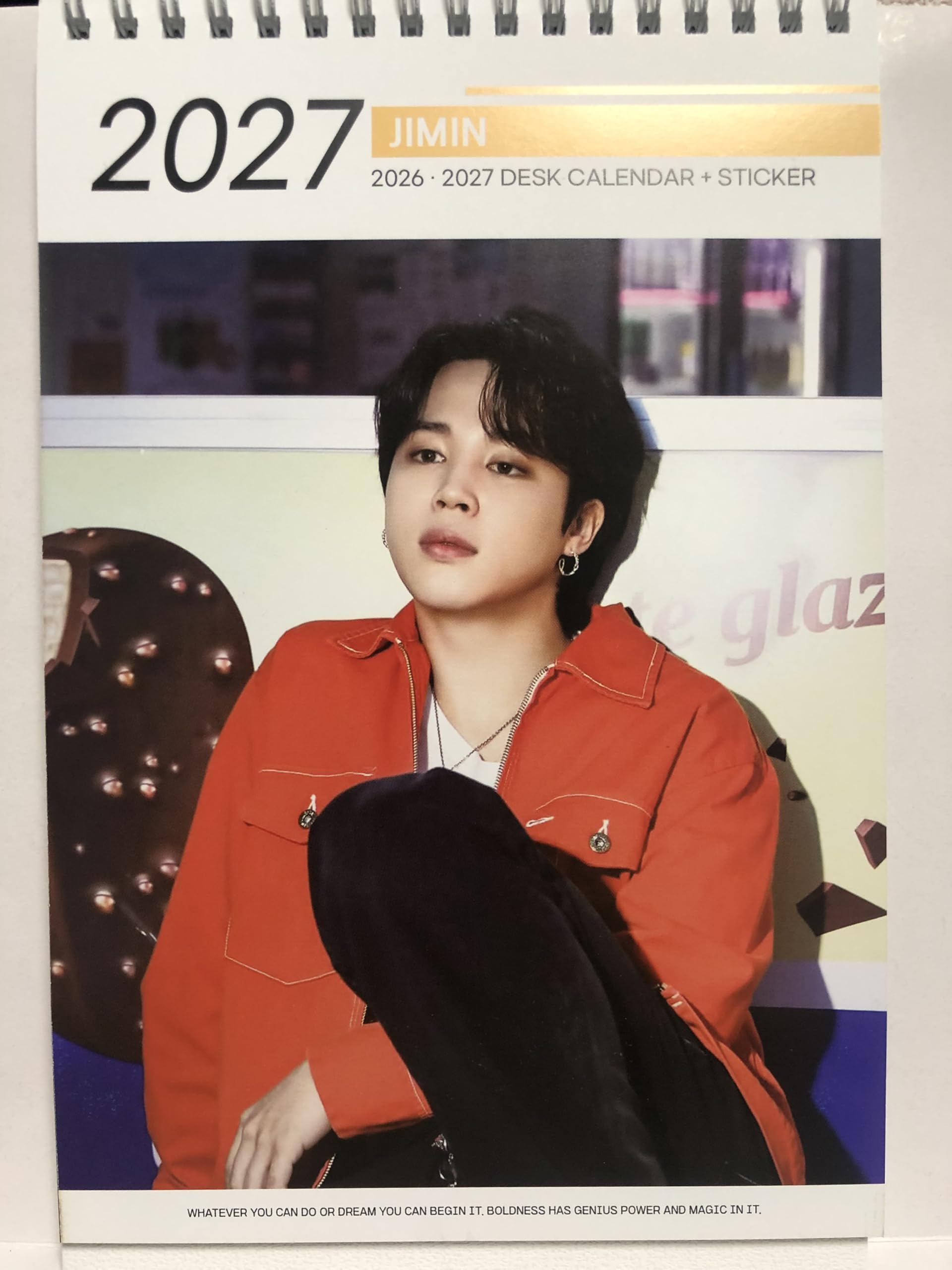 Amazon.co.jp: ジミン グッズ 2026年-2027年 2年分 卓上カレンダー