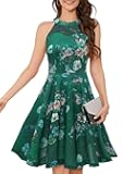 Women Cocktail Prom Wedding Dress Halter Lace Evening Party Short Vintage Homecoming Dresses