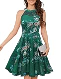Women Cocktail Prom Wedding Dress Halter Lace Evening Party Short Vintage Homecoming Dresses