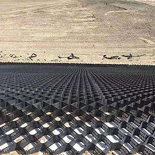 2 inch Geocell Ground Grid, HDPE Geo Grid Ground Gravel Grid, Geogrid Driveway, Permeable Paver System Ground Stabilization Grid Geocell Permeable Pavers for Landscaping Parking Lots (Color : W X L,