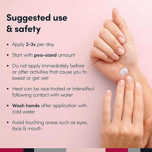 Miniatura 6 de Penetrex Crema de alivio del dolor de calentamiento – Capsaicina de penetración profunda con árnica, vitamina B6 y MSM (DMSO2) – Aplicar en manos,