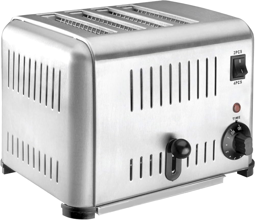 Lacor - 69294 - Tostadora Buffet Inox 4 Ranuras 2240w- Gris