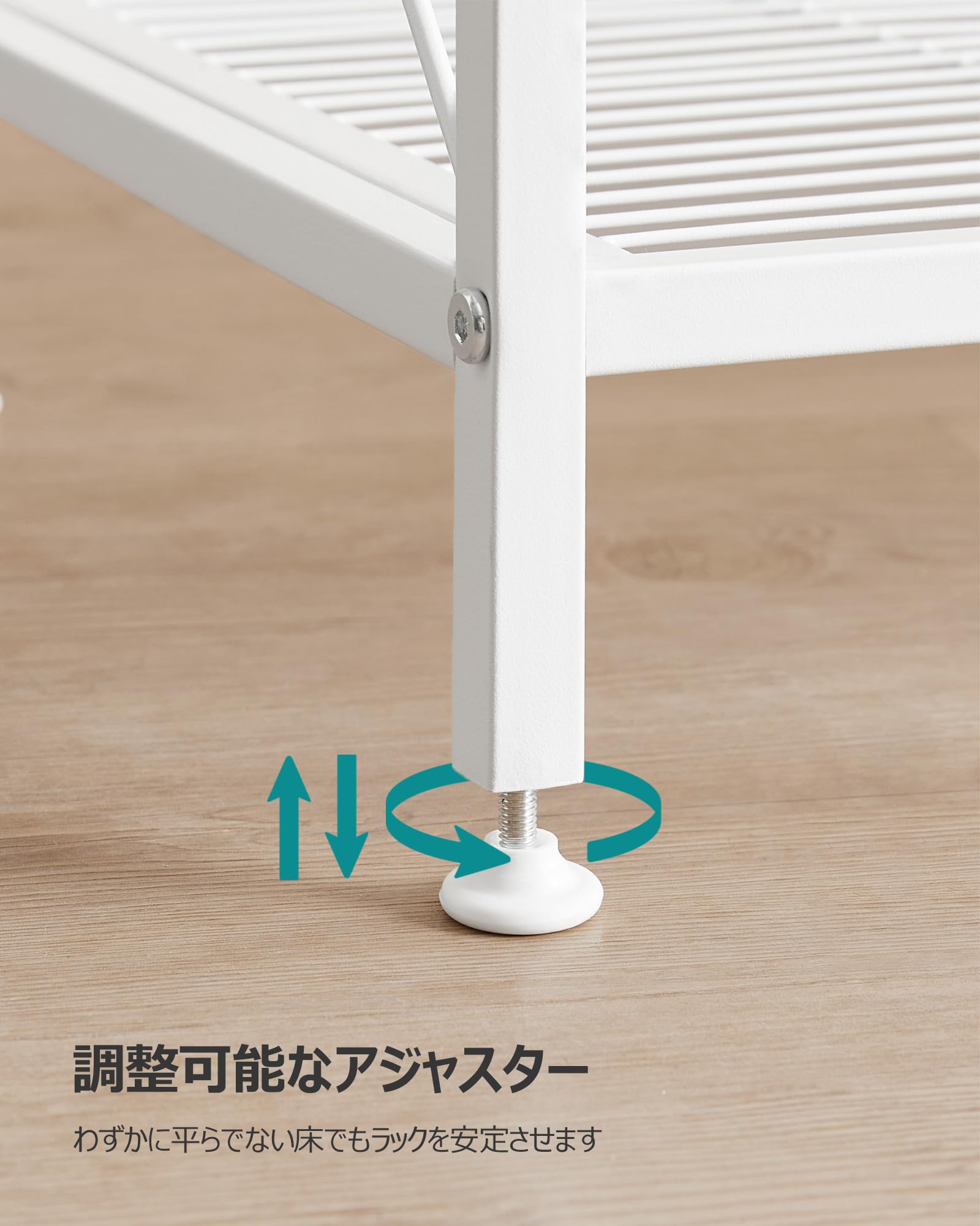 SONGMICS オープンラック 幅60 メタルラック 5段 スチールラック 棚 Amazon｜SONGMICSオープンラック 幅60 メタルラック 5段 スチール