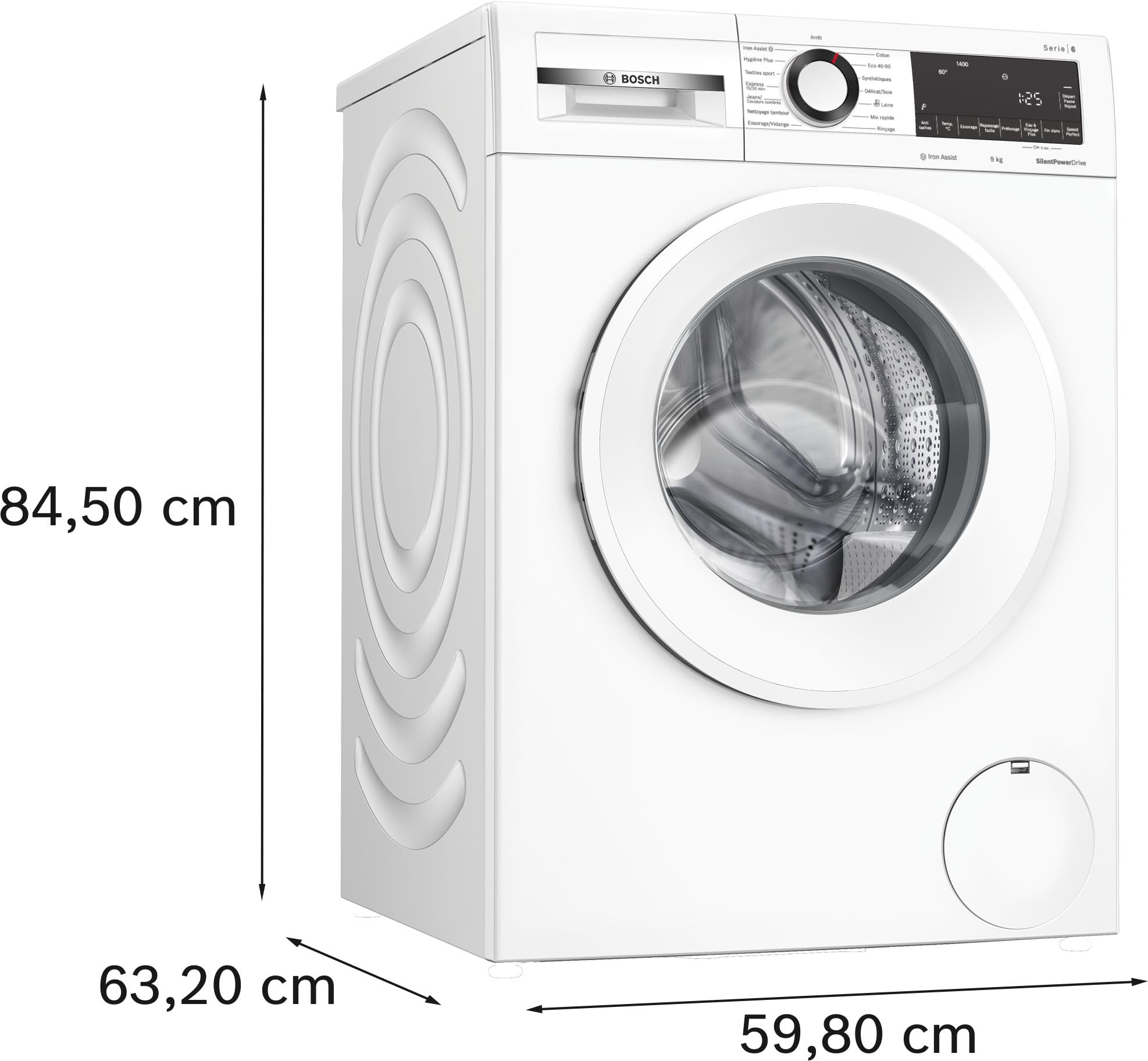 Bosch WGG244Z3FR Série 6 - Lave-linge, pose-libre, Défroissage Iron Assist