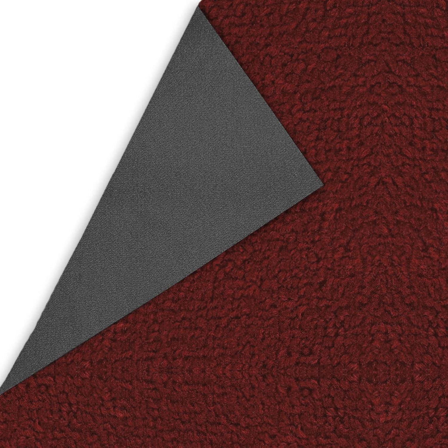 Automotive Loop Pile Carpet, Car Upholstery for Floor Mats, Trunk, Dashboard, Speaker Box, Door Panel, Replacement Carpeting for Vehicle Interior, Truck, Boat, 40”W (Black)