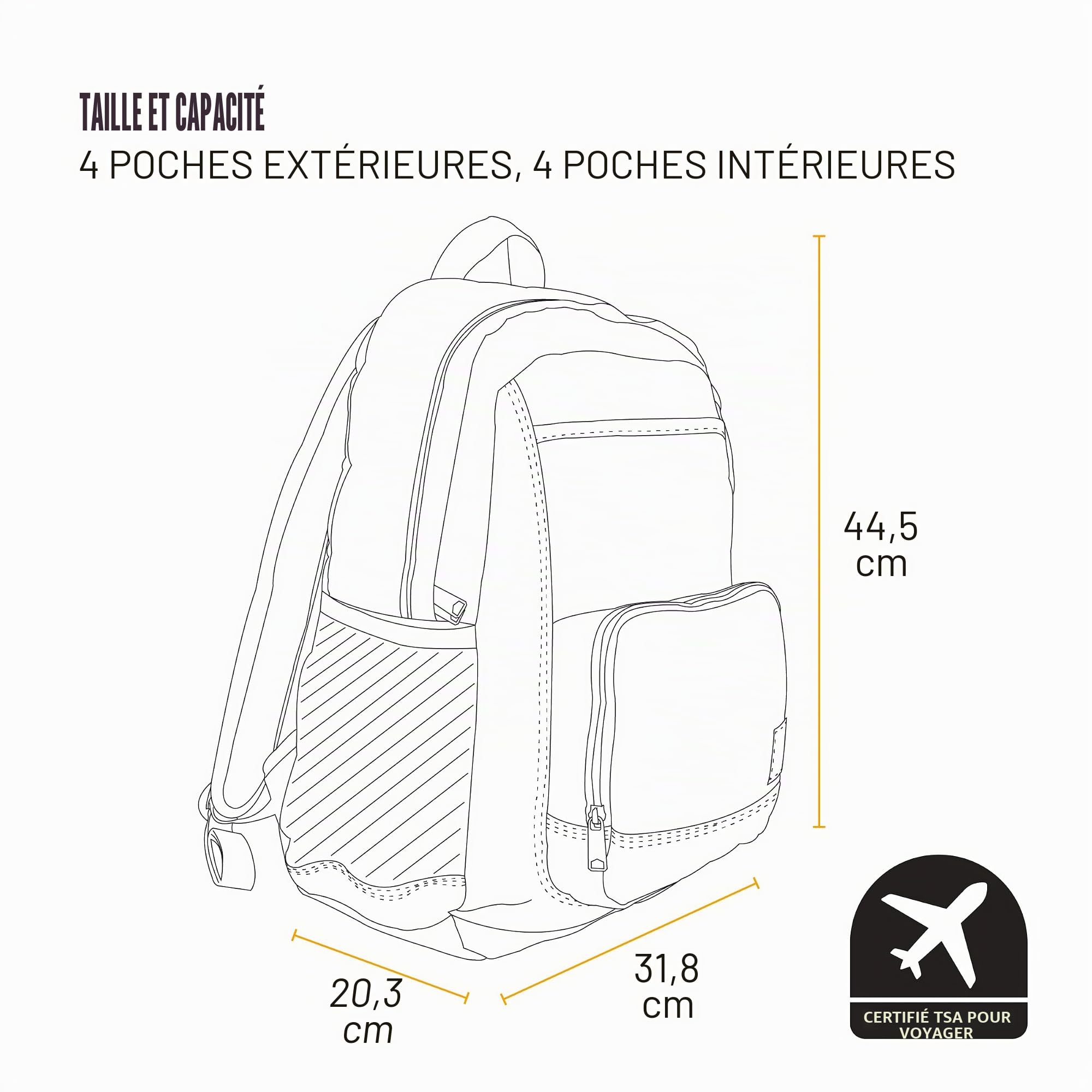 CARHARTT 23l Single-Compartment Backpack Sacs à Dos, Noir, Taille Unique Mixte Adulte