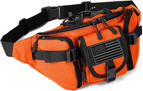 Miniatura 4 de ArcEnCiel resistente al agua Táctico Cinturón de cadera Cintura Pack Bolsa Fanny Militar Packs Bolsa para senderismo escalada al aire libre Bumbag