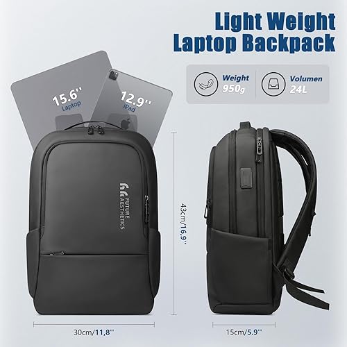 Miniatura 2 de hk Mochila de viaje para laptop, Negro -