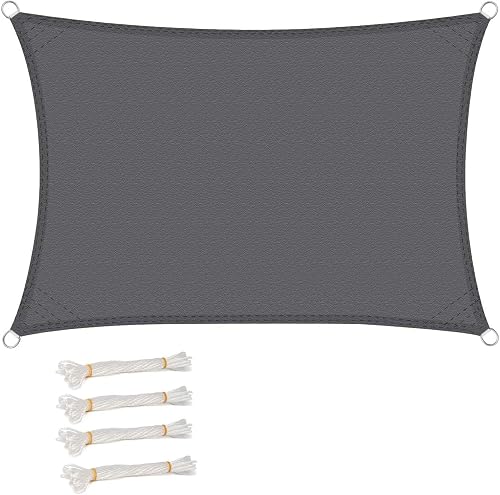 WOLTU Voile d'ombrage rectangulaire 4x6 m Imperméable Ant…