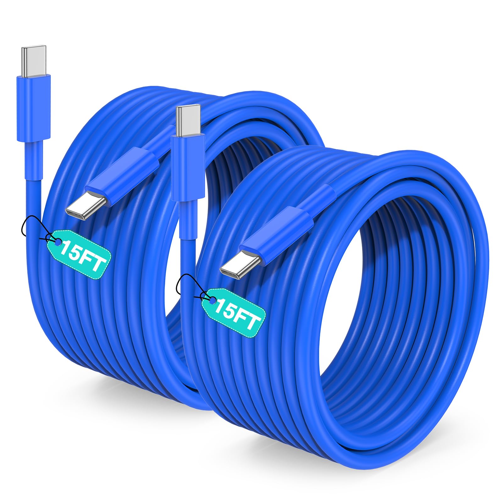 Cavo da USB C a USB C, 5 m, blu