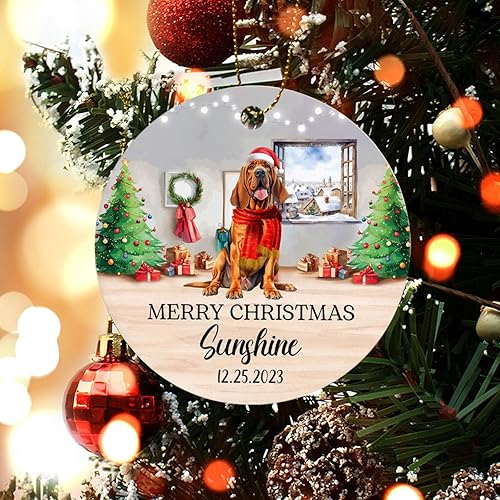 Miniatura 74 de Adorno personalizado para árbol de Navidad de perro Chow Chow, regalo único de Navidad negro para los amantes de los perros Adorno negro Chow Chow