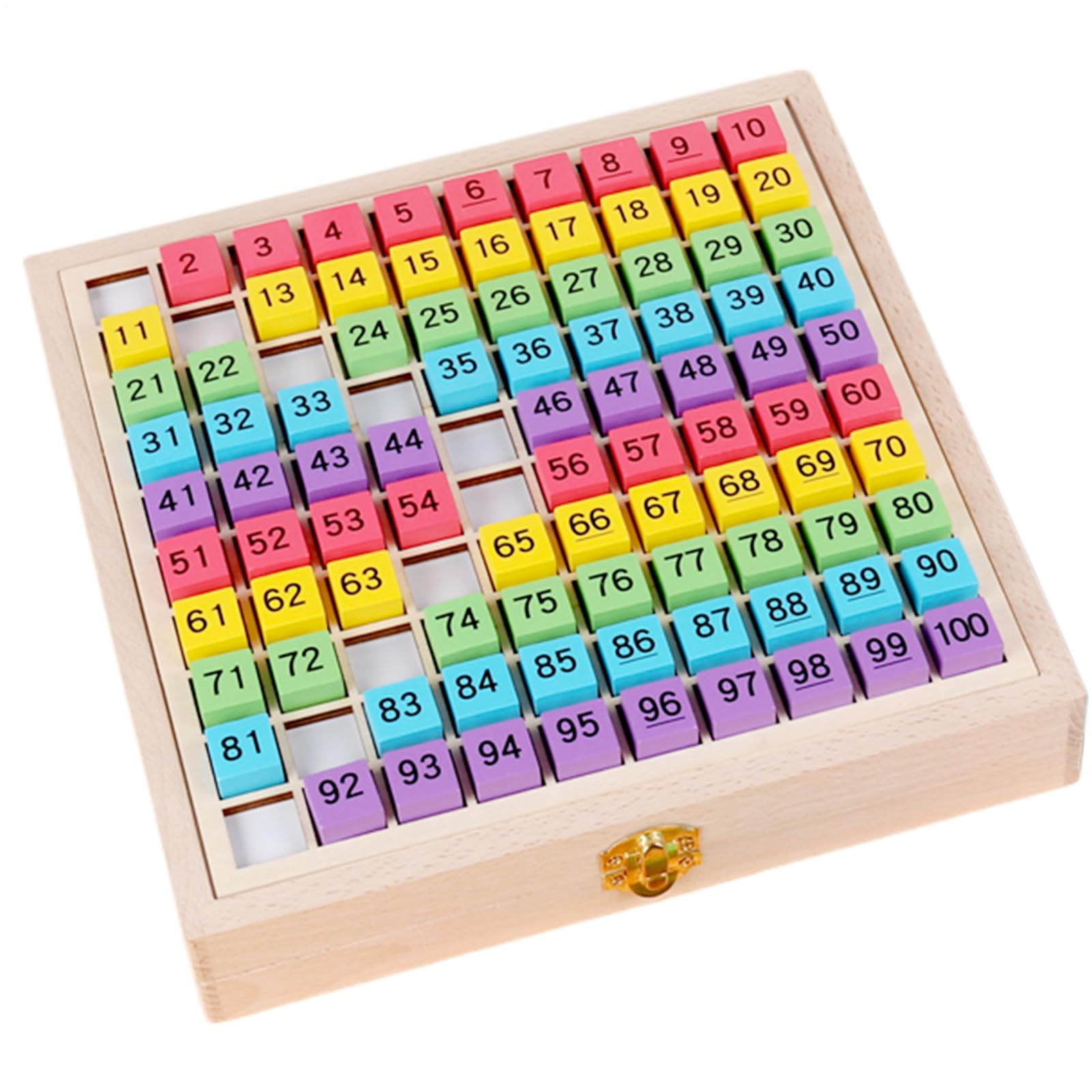 Tableau de chiffres à compter avec perles lumineuses, centaines de chiffres, design compact, exercice pratique d'arithmétique