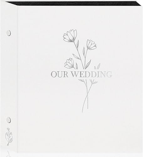 Vista 19 de Lanpn Álbum de fotos de boda de 4 x 6 pulgadas, 2 paquetes, cada paquete tiene capacidad para 50 imágenes, mini álbumes de fotos de lino con carga