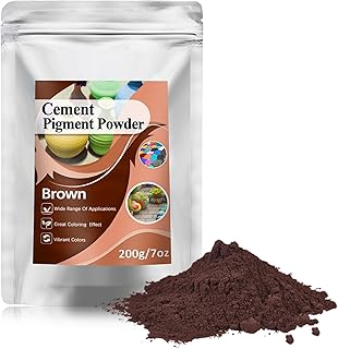 Matte Iron Oxide Pigment Powder, Concrete dye, Grout Colorant, Color Dye for Cement Epoxy Stucco Plaster Mortar Paint Coating- 7 oz