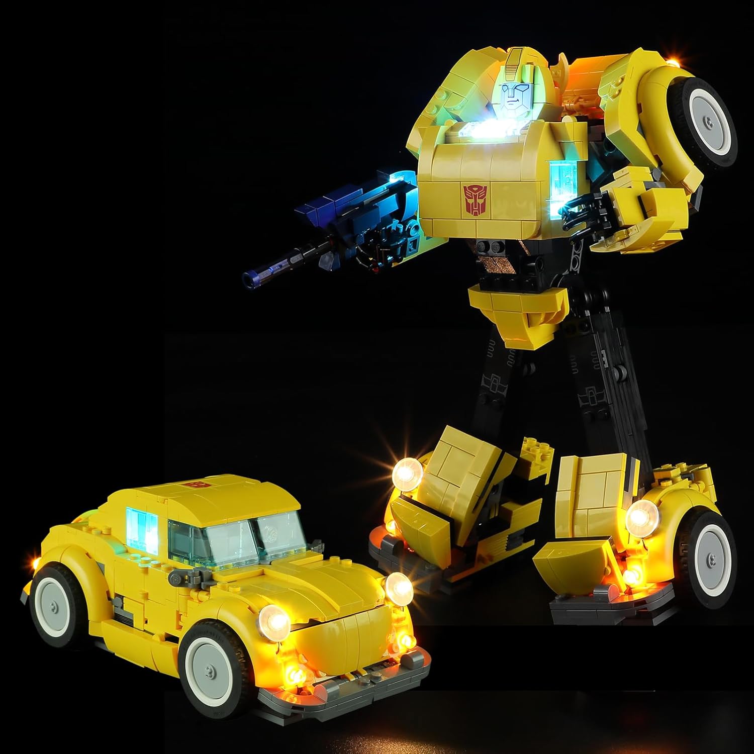 LED Light Kit for Lego 10338 Transformer Robot Set, Compatible with Lego 10338 Building Blocks Model(Not Include Blocks Set)