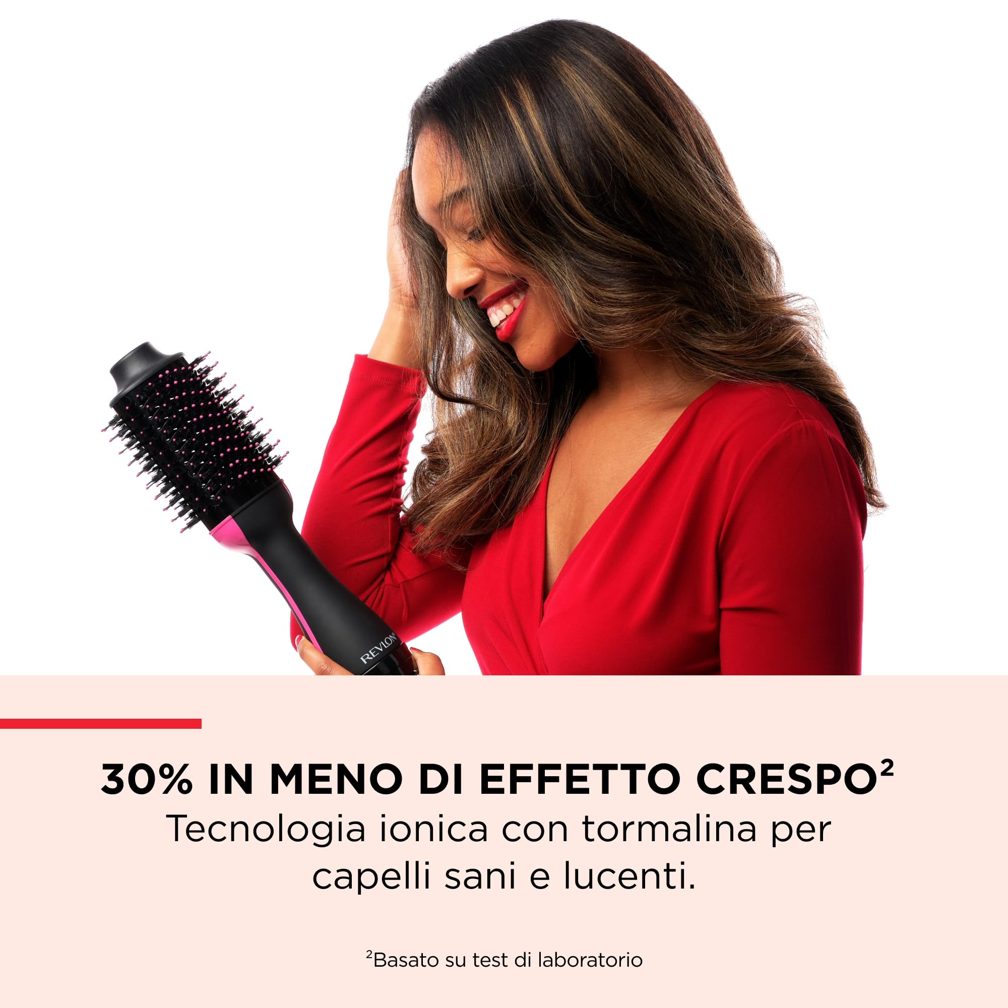 Revlon One- Step Asciugacapelli volumizzante, Tecnologia Ionica e Ceramica, Capelli medi e lunghi, Nero